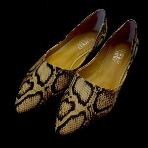 Franco Sarto Snakeskin Flats Size 6.5M